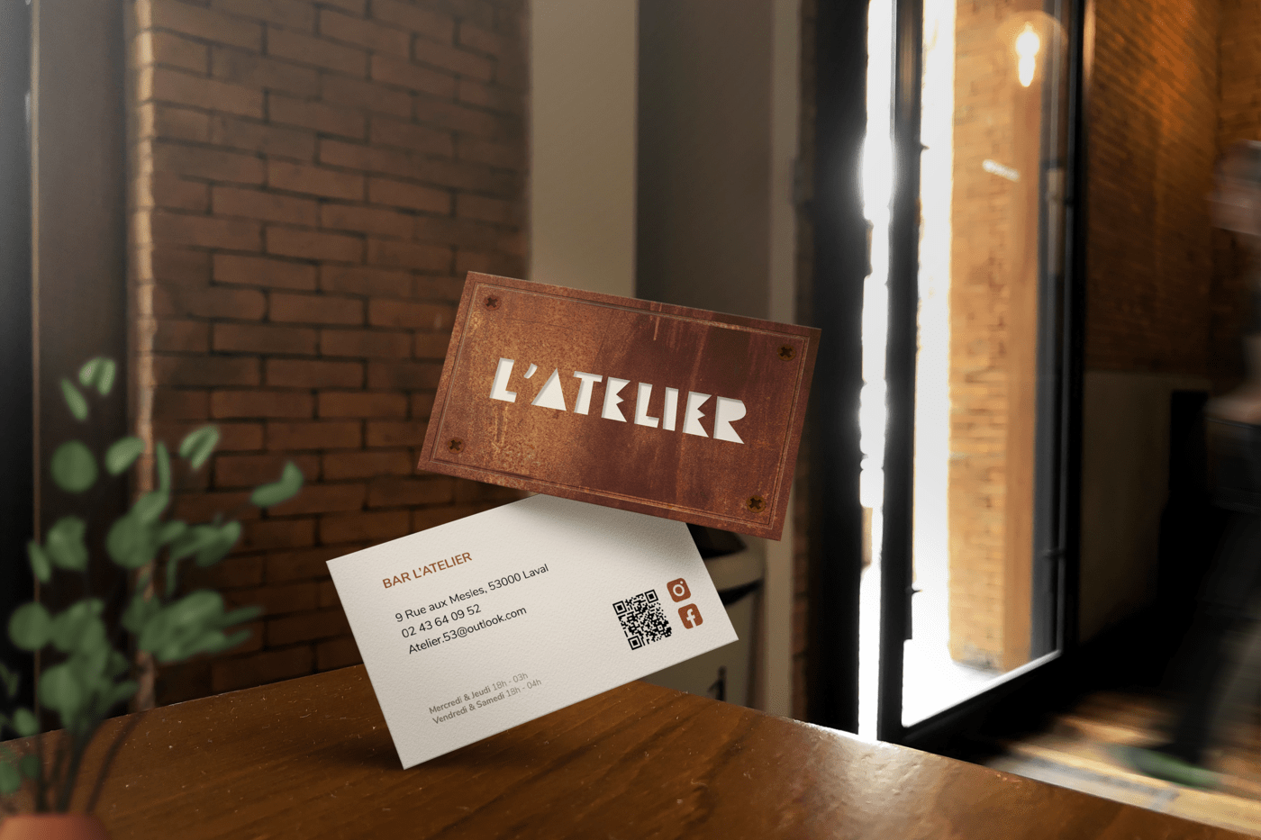 Atelier bar – Identité visuelle